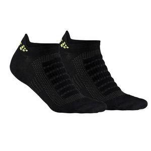 CRAFT Усовершенствованные сухие носки без голени, черные, 2 шт.