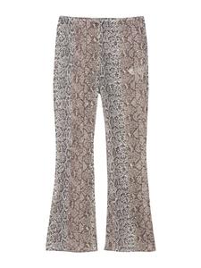 Расклешенные брюки Pull&Bear, темно-серый