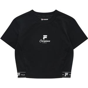FILA FUSION BASEBALL Series кроп-топ женский Jet Black
