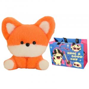 Плюшевая игрушка, милая маленькая лиса, высота 14см Lionf