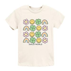 Футболка Smileyworld smiley clover daisy youth The Juniper Shop, Cream