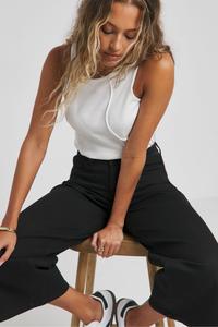 Укороченные широкие джинсы 24/7 Simply Be, черный