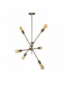 Подвесной светильник Ø 50 x (T)74 см из латуни Licht-Erlebnisse