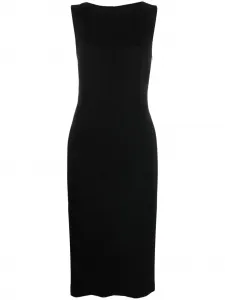 Платье с вырезом-лодочкой St. Agni, черный