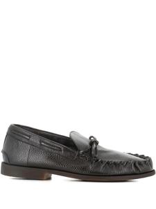 Мокасины-лоферы со сборками Alexander Hotto, коричневый