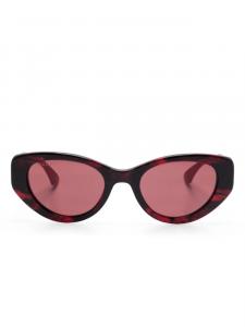 Солнцезащитные очки Gucci Eyewear в оправе «кошачий глаз», красный