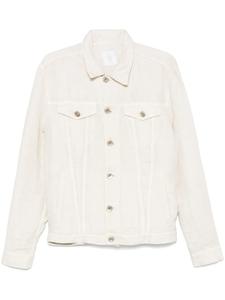 Eleventy льняная куртка, нейтральный