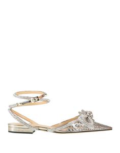 Балетки Mach & Mach, платиновый