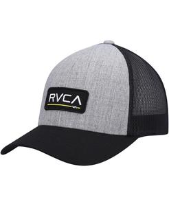 Мужская серая кепка с принтом HYL Ticket III Trucker Snapback RVCA