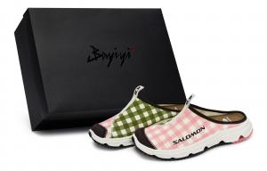 SALOMON Сандалии RX Slide 3.0 без специальных функций, с закрытым носком, унисекс, бежевые, розовые, зеленые, коричневые