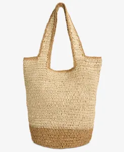 Большая мягкая складная сумка-шоппер Style & Co, коричневый