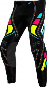 Мотоциклетные штаны FXR revo velocity, Black/Blue/Yellow