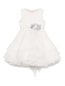 Платье с цветочной аппликацией Mimilù, розовый