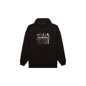 Balenciaga Свитшот Loose Fit Мужской черный