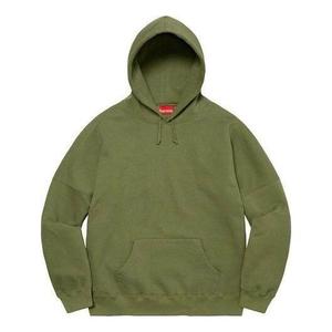 Толстовка beaded hooded sweatshirt 'olive green' Supreme, зеленый