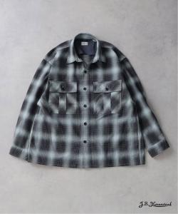 Jshomestead/военная рубашка в клетку цвета индиго Journal Standard, цвет Black