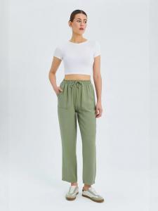 MixRay Зеленые суженные брюки