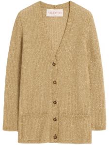 Кардиган с люрексом Valentino Garavani, золотой