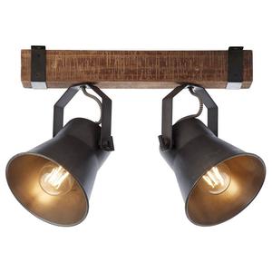 Потолочный светильник Brilliant Decca, железо / тополь частично твердый - количество языков пламени: 2