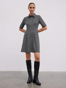 BGN Платье черного/серого цвета