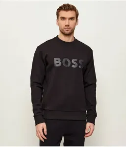 Толстовка Salbo regular fit Boss Green, черный