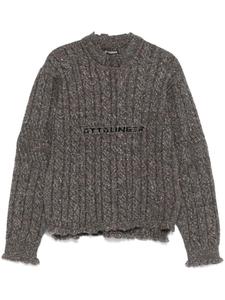 Свитер крупной вязки Ottolinger, серый