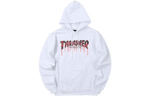 Толстовка унисекс Thrasher, Серый/Белый