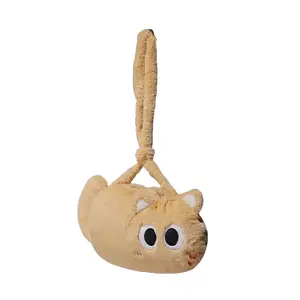 Плюшевая кукла в виде милого кота в мультяшном стиле, высота 30см/40см Howard, Ginger Cat Crossbody Bag 20*40Cm