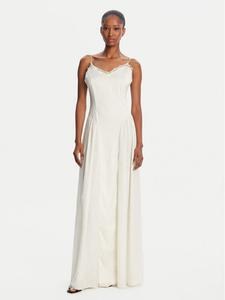 Вечернее платье обычного кроя 113949857 Rotate, экрю