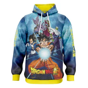 Худи Otso Dragon Ball Super Goku Vegeta, синий