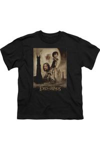 Футболка с коротким рукавом для подростков "Властелин Колец" TT Poster Gildan, черный