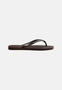 Узкие сандалии с квадратным т-образным ремешком Havaianas, Brown