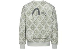 Толстовка мужская абрикосового цвета по всей земле Evisu, цвет Apricot color all over the ground