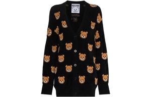 Кардиган из джерси Teddy Bear MOSCHINO, черный