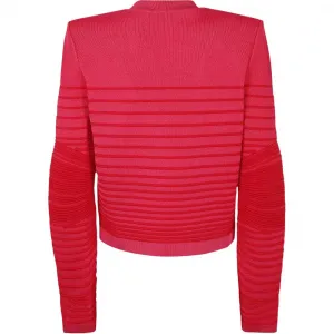 Кардиган с резинкой BALMAIN, fuchsia
