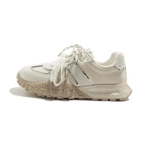 Износостойкие, легкие и дышащие женские лоу-топы для скейтбординга MEAKKEA, бежевый