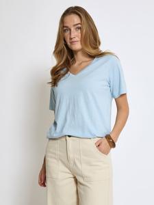 Футболка цвета ледяной синий minus