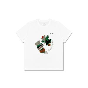 Nike Футболка Swoosh мужская белая