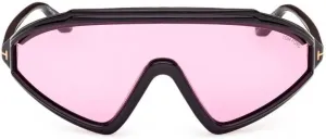 Мужские солнцезащитные очки Tom Ford LORNA FT1121 Shiny Black/Violet 0/0/120, Shiny Black