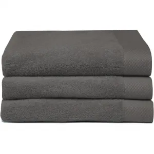 Полотенце Pure 100% сверхмягкий махровый хлопок Seahorse, графит