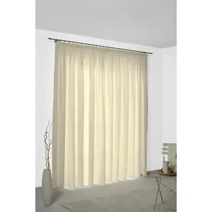 Штора Jasmin с кулиской, 1 шт. Wirth, Natur