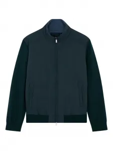 Шерстяной джемпер Typhoon с панелями и застежкой-молнией Paul & Shark, зеленый