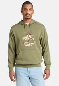 Худи с графическим изображением домика у озера и логотипом дерева Timberland, Medium Green