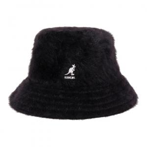 KANGOL Мужская черная шляпа-ведро из ангоры модифицированного акрила с нейлоном, Black