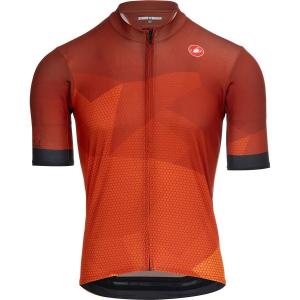 Футболка Castelli Flusso Limited Edition Full-Zip Castelli, Brilliant Orange/Dark Gray