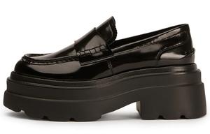 Женские лоферы Zomp на каблуке 7,5 см черные Tony Bianco