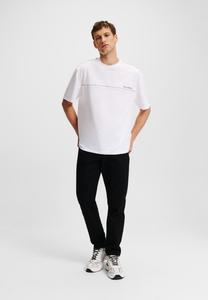 Базовая футболка REFLECTIVE PIPE-LINED KARL LAGERFELD, белый