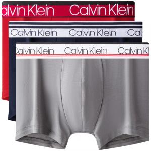 CALVIN KLEIN Трусы мужские 3 шт, L2F-Космический черный/Мраморно-серый/Медово-чайный коричневый