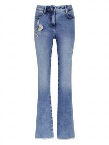 MADELEINE Джинсы клеш в синем дениме