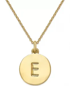 Ожерелье с подвеской в виде инициалов, позолоченное 12 карат, 17 дюймов + удлинитель 3 дюйма Kate Spade New York, e